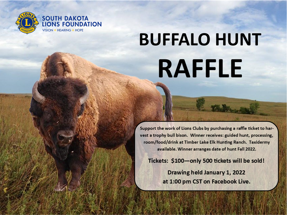 Legepladsudstyr respektfuld montage Buffalo Hunt | South Dakota Lions Foundation